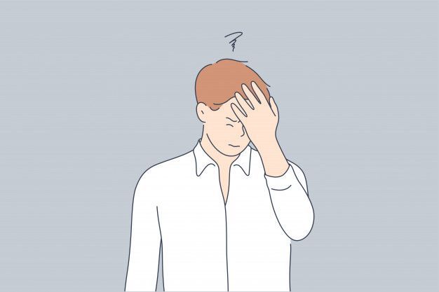 머리 아픈 사람